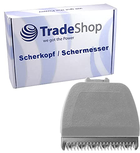 Trade-Shop Scherkopf/Schermesser Ersatz für Panasonic Haarschneider Bartschneider wie ER2171 ER-GB60 ER-GB70 ersetzt WER9602 WER9602Y / Grau