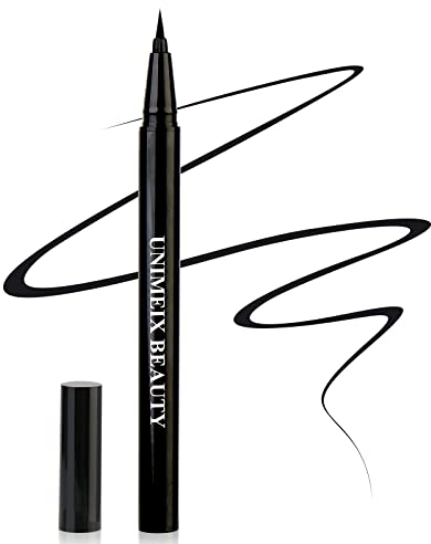 UNIMEIX Eyeliner Wasserfest Schwarz Eyeliner Flüssiger Liner Wasserdichte Augen Liner Make -up Eyeliner Pen den Ganzen Tag Präzise