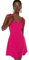 Trendyol Women Mini A-Line Regular Fit Woven Dress Vestido Tejido Corto Acampanado para Mujer, Fucsia, 70