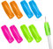Jagowa 8 Pcs Pencil Grips Pen Holder Silicone Correct The Grasping Posture for Kindergarten Beginners Students Children Multicolor