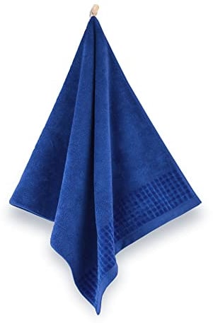 ZWOLTEX Antibakteriell Handtuch Set I 100% Ägyptischer Baumwolle I Made IN EU I Sammlung Paulo, Gr. :2X (50x100), Farbe:Kornblume