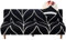 Jaotto Sofabezug Ohne Armlehne 2/3 Sitzer, Sofa Überwürfe Armlose Sofabettüberzug Elastische Stretch Spandex Waschbar, Sofaüberwurf Sofahusse für Clic Clac Klappcouch ohne Armlehnen,Schwarze Linie