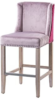 Adda Home Taburete Cocina Rosa-Fucsia Tirador 48X53X104 Cm