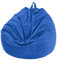 FANSU Sitzsack Waschbar Ohne Füllung, Stuhlbezug für Indoor Outdoor, für Kinder Erwachsene, Kordsamt Textile Aufbewahrung (100x120cm, Blau)