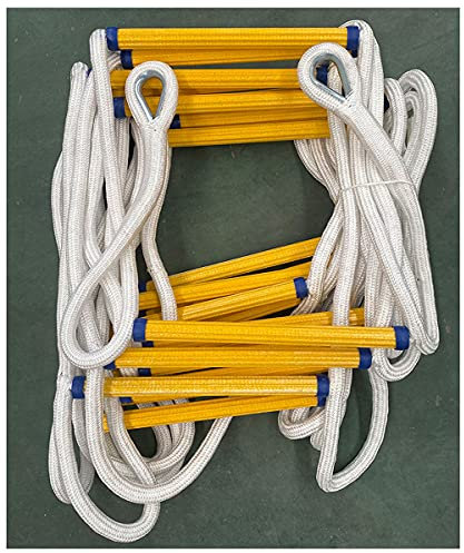 LekLai Strickleiter, Notfallleitern Für Kinder Und Erwachsene, Notfall-Feuerleiter, Weiche Leiter Zum Klettern Zu Hause, Feuerleiter, Kompakt, Leicht/8M