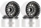 INJORA 1.9 Beadlock Felge - 153g Super Heavy Messing & Aluminium Deep Dish Felge für 1/10 RC Crawler SCX10 TRX4 VS4-10 Gen8,Grau