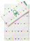 Set 3pc Cama (sábana Bajera 90x200+30cm + sábana encimera 160x240cm + Funda Almohada 45x110cm) Rainbow 70% Cotton + 30% Polyester