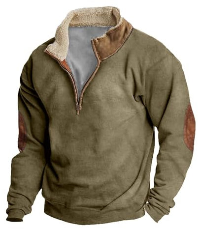 KONG JIMFAN Sweatjacke Herren Langärmeliges Hoodie Y2k Kapuzenpullover Männer Frauen Airhood Hoodie Oversized Y2k Sweatjacke Herren Pullover Herren 3D Hoodie(Khaki,4XL)
