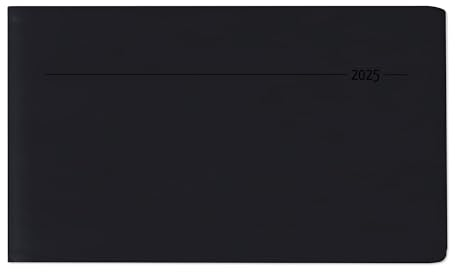 Alpha Edition - Timer TO GO Tucson schwarz 2025 Bürokalender, 15,3x8,7cm, Terminkalender mit Monatsübersicht, Adressteil und Notizbereich, 128 Seiten und 1 Woche auf 2 Seiten