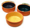 Terracotta Coloured Ramekins Set of 3 Round 12cm Serving Tapas Dip Dish Bowls