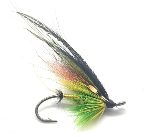 Green Highlander Salmon Fly | 1 Künstliche (Haken # 6)