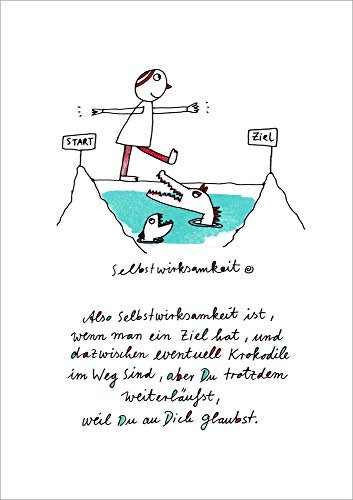 Postkarte Besinnliches Selbstwirksamkeit