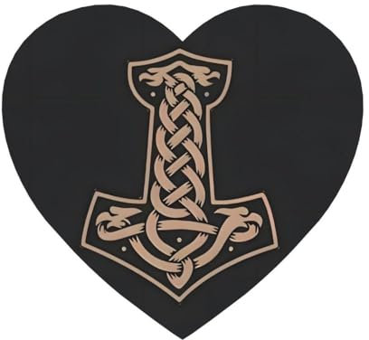 Magnetic Fridge Magnets Viking Thor's Hammer Acrylic Fridge Magnets Suitable For Refrigerators, Washing Machines, Pagan Decorative Accessories(C,Get One)