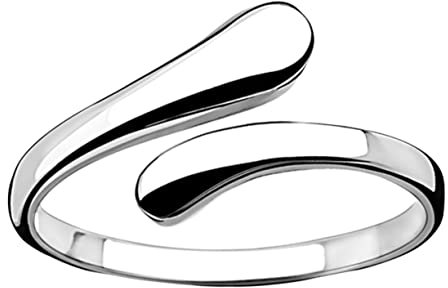 SAFIGLE Kupfer Für Damen Geometrischer Offener Schmuck Modischer Vollfinger Verstellbar Für Teenager-mädchen Bequemer Kupferschmuck