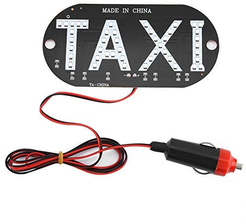Taxi-Schild, Auto-Taxi-Lichtdekoration, Taxi-Leucht-Dachlampe, Taxischild, mit Lichtkuppel Autodachlicht Taxi-Oberlicht, vielseitig einsetzbare Taxi-Schildleuchte für 12-V-Autos
