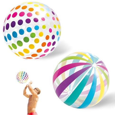 VZXZXE Palloni gonfiabili giganti，gonfiabili per bambini da esterno giochi da spiaggia，pallone leggero，Beach Ball, palla gonfiabile spiaggia per Beach Party Feste All'Aperto