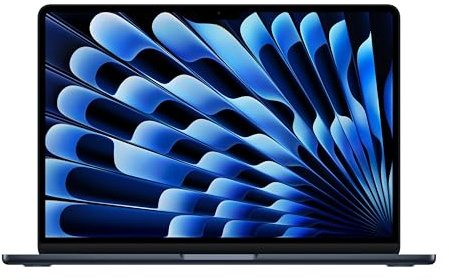 Apple MacBook Air 2025, M4 Chip mit 10CPU & 10GPU (13-Zoll, 16GB gemeinsamer Arbeitsspeicher, 512GB Speicherplatz) (QWERTZ Deutsch) Mitternacht (Generalüberholt)