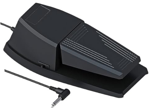 CIMAXIC Sustain-pedal Für Klavier Tragbares Fußpedal Für Midi-synthesizer Und Elektronische Keyboards Rutschfeste Gummibasis Langlebige Materialien Für Anfänger Und Profis