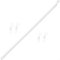Alanmoship 89CM Adjustable Venetian Blinds Extension Rod Multi-Stage Locking PP Plastic Pull Rod Control Wand With 5 Hooks For Window Blinds Curtain Home Office Bedroom