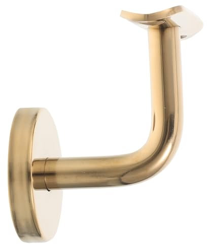 UKCOCO Pasamanos De Escalera Soporte De Pasamanos Inoxidable Resistente Para Interiores y Exteriores Soporte De Pared Fácil De Instalar