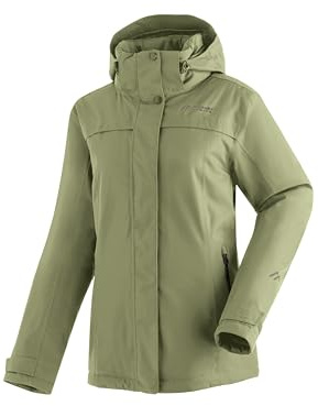 Maier Sports Lisbon Women's Outdoor Jacket, Waterproof Hiking Jacket, mTEX Weather Protection & mTHERM Insulation, Loose Fit
