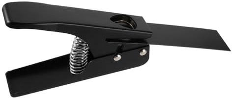 WHAMVOX Stabiles Gitarrenzubehör und Elegantem Design für Selbstgemacht Plektren Gitarrenplektren Stanzer aus Eisen mit Rutschfestem Silikonpad und Praktisches Werkzeug