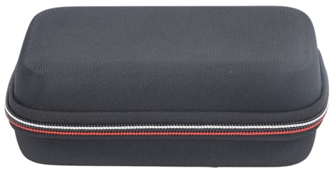 Hiraith Console de Jeu Portable 3DS 2DS XL, Coque de Protection Rigide, étui de Voyage pour Cartouches de Jeu, Noir, Nylon, Léger, 16 Emplacements, Voyage