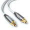 JAMEGA - 1m Toslink Kabel Digitalkabel Premium Qualität | Optisches Kabel Digital Audiokabel LWL DTS SPDIF kompatibel mit Soundbar, Stereoanlage, Heimkino, Heimkino, PS5, PS4, XBOX uvm. - Weiß