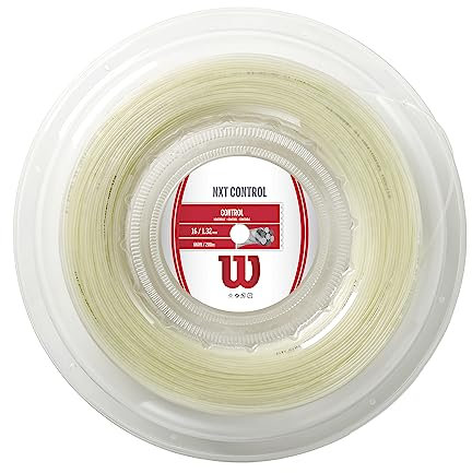 Wilson Sporting Goods Unisex-Erwachsene Nxt Control 16 200M Reel String, Natur, Gauge