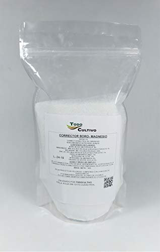 Corrector Foliar Boro magnesio nitrogeno micros. 1 Kilo. Fertilizante para la brotación floración de frutales.