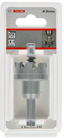 Bosch Accessories Professional Carbide Lochsäge Precision for Sheet Metal (Edelstahl, 35 mm, Zubehör Bohrmaschine)