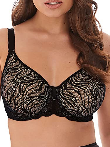 Fantasie Women's Impression Underwire Molded Bra with J-Hook, Black, 32D