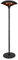 Vonroc Chauffage Électrique Extérieur sur Pied 2000W Eolo 205 cm - Lampe Infrarouge Chauffante, 3 Niveaux de Chauffe, IPX4 - Chauffage Infrarouge Halogène Périphérique 360°