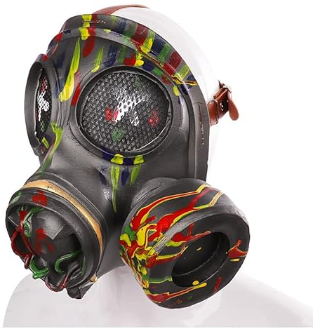 NewL Mehrfarbige Steampunk-Gasmaske, Retro, Maskerade, Cosplay, Masken, Halloween, Party-Zubehör, Verkleidungsrequisite