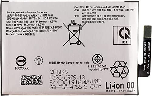 SNYSV24 Laptop-Akku kompatibel mit Sony Xperia 10 II XQ-AU51 XQ-AU52 Series(3.85V 13.9Wh)