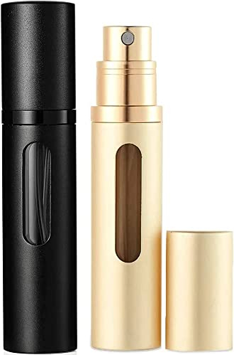 OSALALA Parfümzerstäuber Nachfüllbare Parfüm Flaschen Portable Zerstäuber Mini Sprühflasche Taschenzerstäuber mit Fenster für Unterwegs 8ml