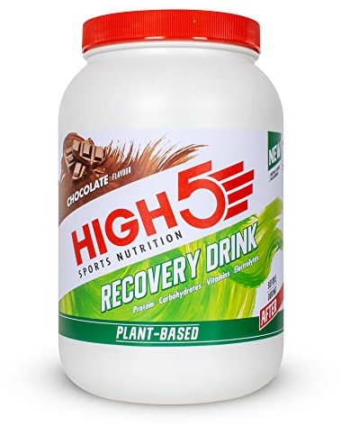 HIGH5 Recovery Drink, Plant Based Pea Protein, Promotes Recovery (Chocolate, 1.6kg)