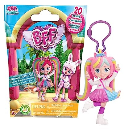 BFF BY BEBÉS LLORONES Sammlerstücke mit den Figuren der BFF-Puppen, 20 Stück, zum Sammeln und Dekorieren des Rucksacks – optimales Geschenk für Jungen und Mädchen +3