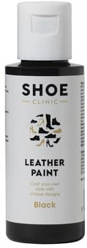 Shoe Clinic Leather Paint (Black, 50ml)