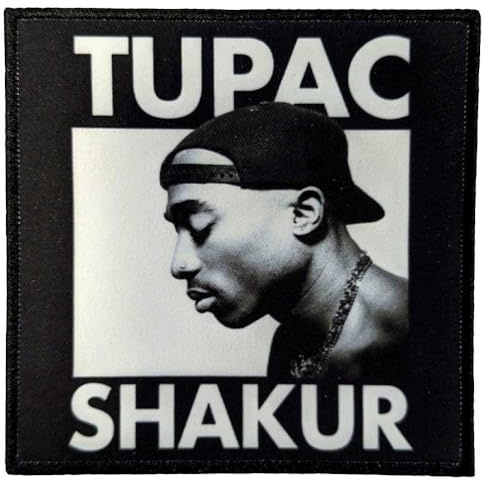 Tupac Only God Can Judge Me Woven Patch One Size