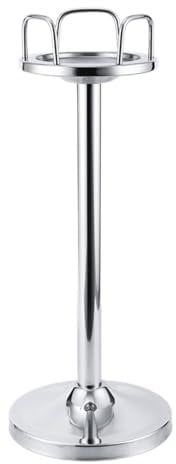 Baoblaze Ice Bucket Stand Champagne Bucket Holder BBQ Portable Cooking Diameter 14cm with Edge Picnic Camping Travel Wine Bucket Stand, Height 46cm