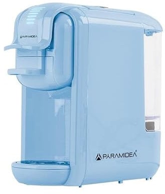 PYRAMIDEA Macchina per Caffè 3 in 1 Digitale Compatibile con Nespresso Dolcegusto e Cialde Bevande Fredde da 0,6L Azzurro ICP311LBPLUS
