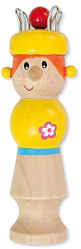 Frida's Wollhaus Rico Design Strickliesel Holz Wolle Basteln Kinder Geschenk Handarbeit 6 Motive (Cathy)