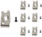 7-Pack Belt Hooks - 346449-3 & 251314-2 for Makita. Replaces 324705-1, 346034-2, 346317-0, 324553-8. Compatible with Makita Cordless Tools.