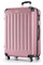 MERISH Reisekoffer Koffer Kofferset Trolleys Zwillingsrollen 3tlg. Hartschale in 9 Farben (Rose, XL)