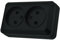 Enchufe de pared empotrado,Juego de enchufes eléctricos de pared,Enchufe de pared interior 250 V CA 16 A, enchufe doble sin toma de tierra