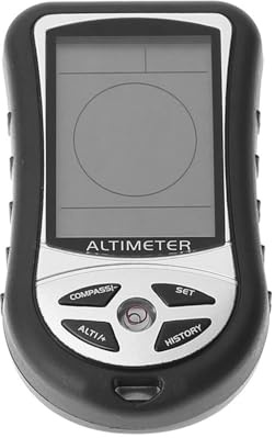 Elektronischer Höhenmesser: Multifunktions-Barometer, Hand-Höhenmesser, tragbare Wettervorhersage, kleiner Höhenmesser für