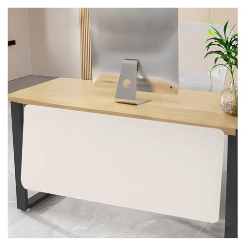 schreibtisch trennwand Schreibtisch-Sichtschutz, Individuell Anpassbar Akustische Schreibtisch-Trennwand Zum Anklemmen, Gewerblich Sichtschutz Für Über Oder Unter Dem Schreibtisch(Beige,29 1/2x13 7/10