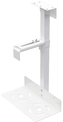 Under Desk PC Mount Under Desk and Monitoring Arm Computer Holder Clamp On Desk Leg P C Rack, 360 Degree Adjustable Wall and Computer Holder Under The, Ideal