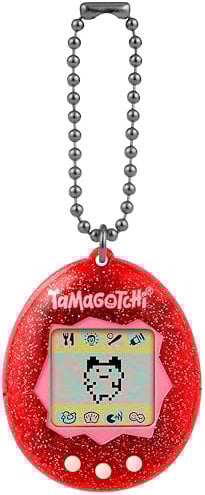 Bandai - Original Tamagotchi Color Collection Red - Elektronisches virtuelles Haustier mit Farbdisplay - Interaktives Spielzeug - Rotes Tamagotchi - Spielzeug Kinder ab 8 Jahren - 46006